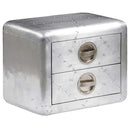 vidaXL vintage repülős stílusú kisasztal 2 fiókkal