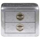 vidaXL vintage repülős stílusú kisasztal 2 fiókkal