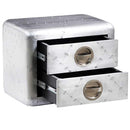 vidaXL vintage repülős stílusú kisasztal 2 fiókkal