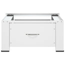 vidaXL fehér mosógéptartó állvány fiókkal