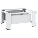 vidaXL fehér mosógéptartó állvány fiókkal