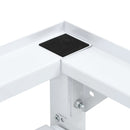 vidaXL fehér mosógéptartó állvány kihúzható polccal