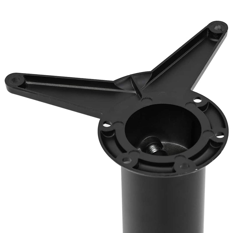 4 db állítható magasságú fekete asztalláb 710 mm