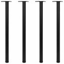 4 db állítható magasságú fekete asztalláb 1100 mm