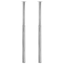 2 teleszkópos asztalláb 710 mm - 1100 mm Króm