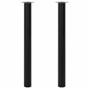 2 teleszkópos asztalláb 710 mm - 1100 mm Fekete