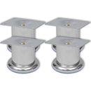 4 kerek fotel króm láb 60 mm