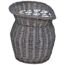 Fűzfa macskabútor kisállatház/ágy/kaparóoszlop párnával