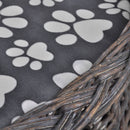 Fűzfa macskabútor kisállatház/ágy/kaparóoszlop párnával