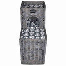 Fűzfa macskabútor kisállatház/ágy/kastély/kaparóoszlop párnával