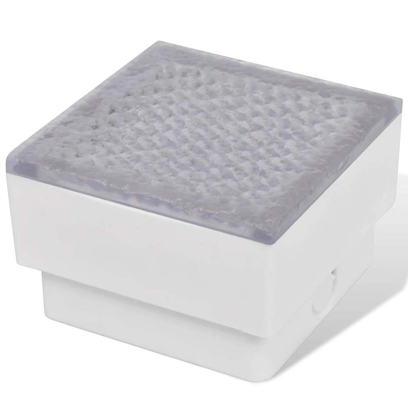 2 db LED földbe építhető izzó / kültéri lámpa 100 x 100 x 68 mm