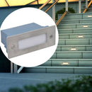 vidaXL 2 db süllyesztett LED lépcsőlámpa 44 x 111 x 56 mm