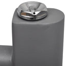 Szürke fürdőszobai egyenes törölközőtartó központi fűtéssel 600x1160mm