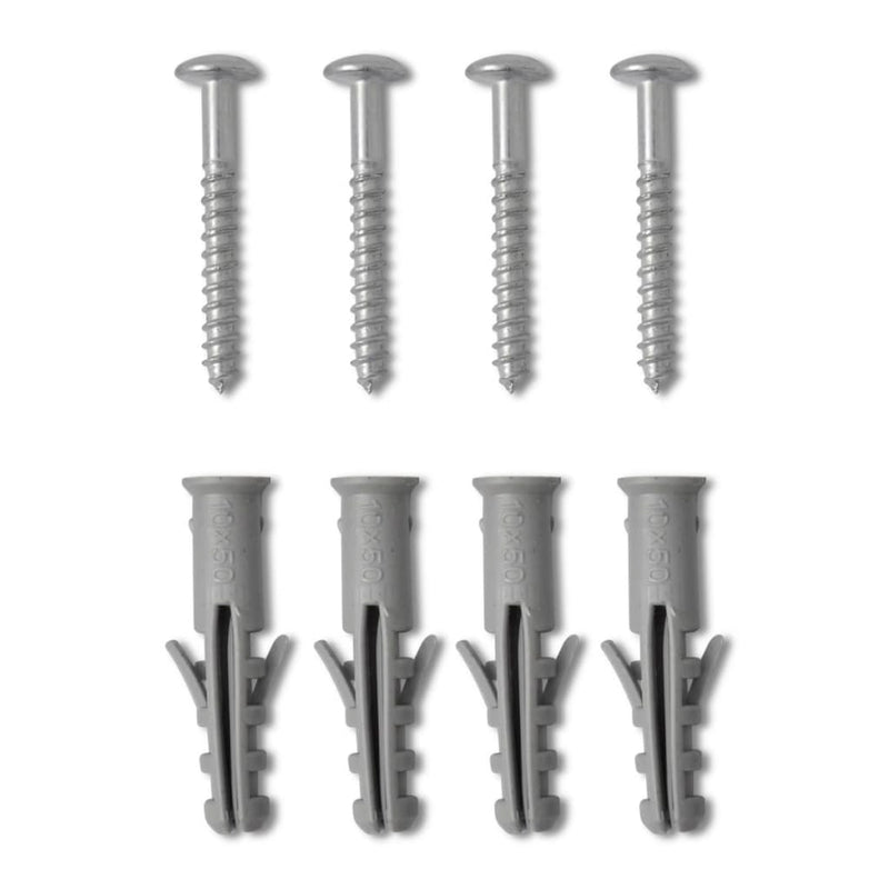 Fekete fürdőszobai egyenes törölközőtartó központi fűtéssel 500x1160mm