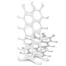 vidaXL ezüstszínű alumínium bortartó állvány 15 palackhoz