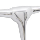 Falra szerelhető alumínium bika fej 75 cm ezüst szín