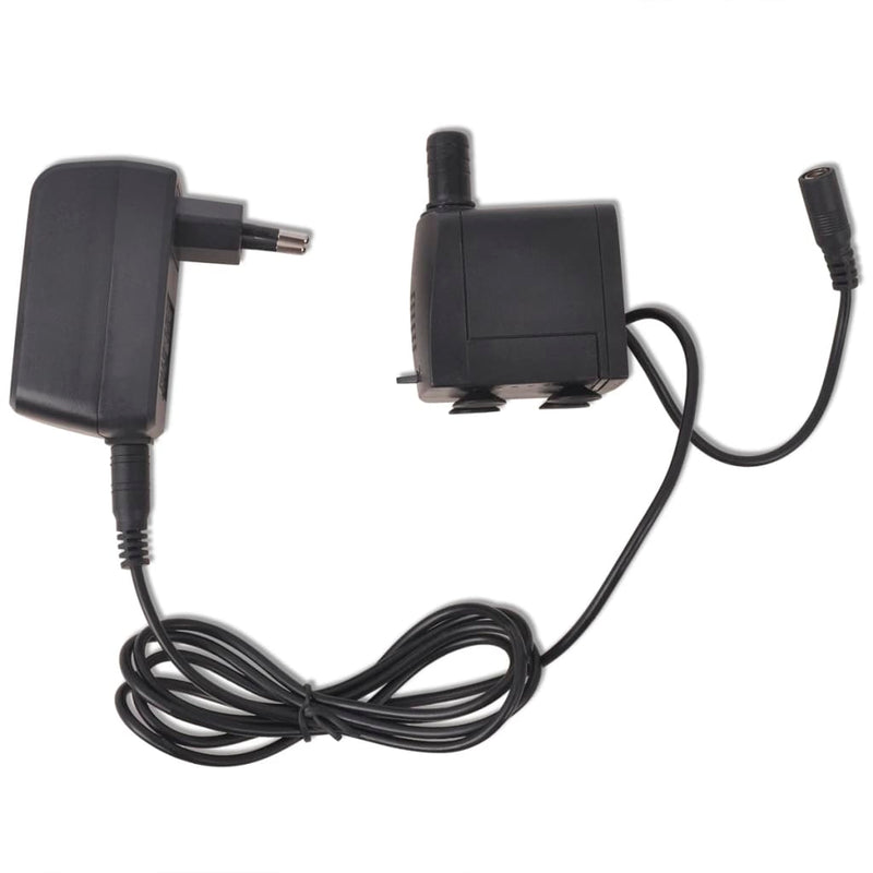 vidaXL beltéri LED-es gyantázott poliészter szökőkút