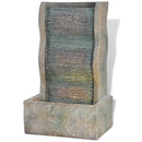 vidaXL beltéri LED-es gyantázott poliészter szökőkút