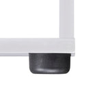 vidaXL fehér lépcső könyvespolc/vitrines polc 107 cm