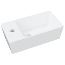 vidaXL fehér kerámia mosdókagyló 48 x 25 x 15 cm