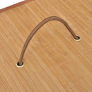 vidaXL természetes színű, téglalap alakú bambusz szennyestartó kosár