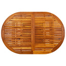 vidaXL tömör akácfa kerti asztal (150-200) x 100 x 75 cm