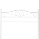 vidaXL acél ruhatartó fehér