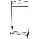 vidaXL Fekete acél ruhatár