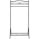 vidaXL Fekete acél ruhatár