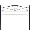 vidaXL Fekete acél ruhatár