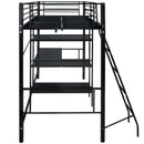 vidaXL Ágy matracmal Fekete 200 x 90 cm Fém