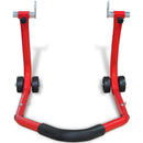vidaXL piros hátsó motorkerékpár állvány