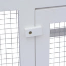 vidaXL kétszintes fa nyúlketrec