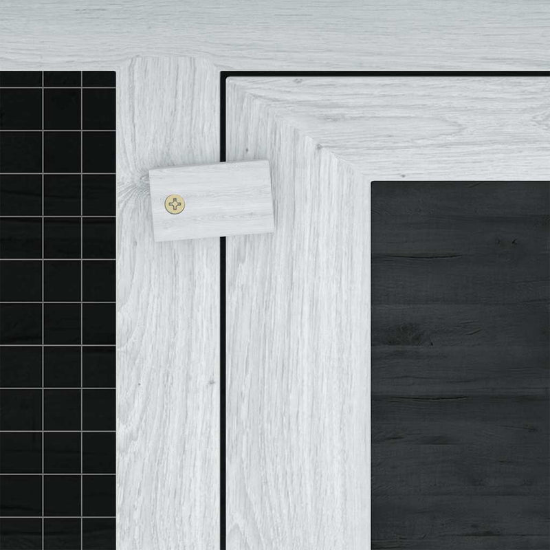 vidaXL kétszintes fa nyúlketrec