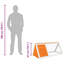 vidaXL fa nyúlketrec/állatketrec