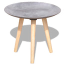 vidaXL 55cm 44cm kétrészes kisasztal/dohányzóasztal szett beton szürke