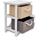 vidaXL fa éjjeliszekrény