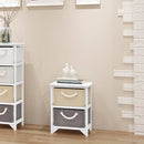 vidaXL fa éjjeliszekrény