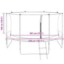 Védőháló kerek trambulinhoz 4,26 m