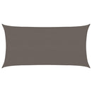 vidaXL 2x4 m négyszögletes antracit HDPE napernyő