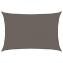 vidaXL 4x6 m antracit négyszögletű HDPE napernyő