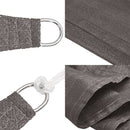 vidaXL 4x6 m antracit négyszögletű HDPE napernyő