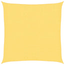 vidaXL 3,6x3,6 m bézs négyzet HDPE napernyő