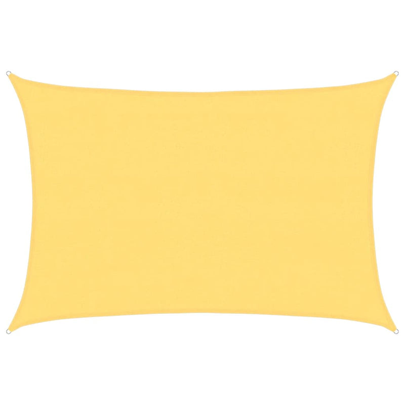 vidaXL HDPE szögletes napvitorla 4x6 m bézs