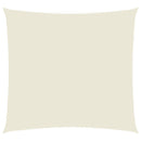 vidaXL négyzet alakú, krémszínű oxford szövet napvitorla 3,6 x 3,6 m