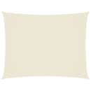 vidaXL négyszögletes, krémszínű oxford szövet napvitorla 4 x 6 m