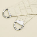 vidaXL krémszínű oxford szövet napvitorla 5 x 5 x 5 m