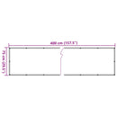 vidaXL 75x400 cm bézs Oxford szövetű erkély ablak sötétítő