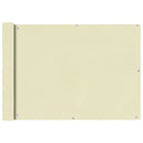 vidaXL 75x400 cm krém Oxfrod szövetű erkély ablak sötétítő