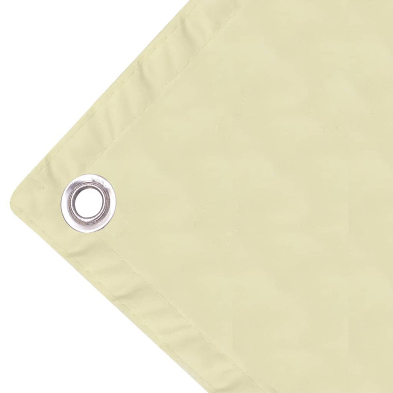 vidaXL 90x400 cm Krém Oxford szövetű erkély ablak sötétítő